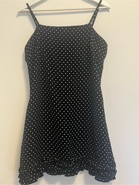 Polka Dot | Slip | Retro | Spaghetti Strap | Mini | Feminine | Sundress